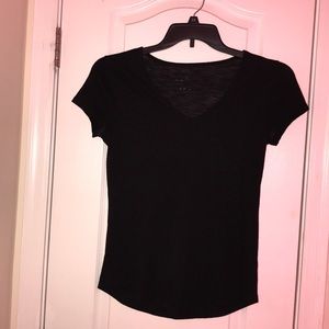 Black t-shirt with front pocket